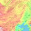 内蒙古自治区 topographic map, elevation, terrain