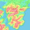 Kingswear topographic map, elevation, terrain