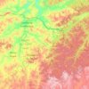 Selenge topographic map, elevation, terrain