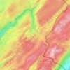 Communauté de communes de la Station des Rousses - Haut-Jura topographic map, elevation, terrain