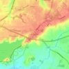 Dunchurch topographic map, elevation, terrain