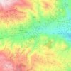 Canjáyar topographic map, elevation, terrain