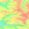 Покровский район topographic map, elevation, terrain