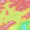 Lake Waikaremoana topographic map, elevation, terrain