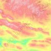 Bayankhongor topographic map, elevation, terrain