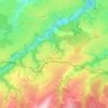 Louroux-de-Bouble topographic map, elevation, terrain