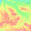 Arjona topographic map, elevation, terrain