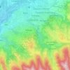 Trichiana topographic map, elevation, terrain