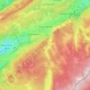 Chaux-Neuve topographic map, elevation, terrain