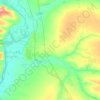 Качалинское сельское поселение topographic map, elevation, terrain