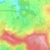 Menucourt topographic map, elevation, terrain