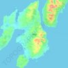 Islay topographic map, elevation, terrain