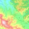 Tizi Ghenif topographic map, elevation, terrain