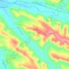 Le Faget topographic map, elevation, terrain