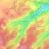 Touquettes topographic map, elevation, terrain