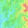 Moulins-Engilbert topographic map, elevation, terrain