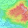 Thondimala topographic map, elevation, terrain