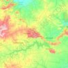 Savadatti taluku topographic map, elevation, terrain