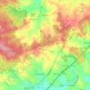 Morhet topographic map, elevation, terrain