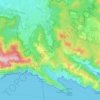Les Baumettes topographic map, elevation, terrain
