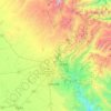 El Alto topographic map, elevation, terrain