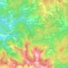 Minucciano topographic map, elevation, terrain