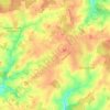 Le Puiset-Doré topographic map, elevation, terrain