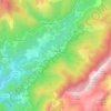 Cozzano topographic map, elevation, terrain