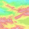 Кеминский район topographic map, elevation, terrain