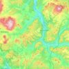 Meiningen topographic map, elevation, terrain