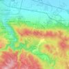 Lozen topographic map, elevation, terrain