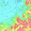 Villemoirieu topographic map, elevation, terrain