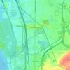 Lackawanna topographic map, elevation, terrain