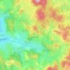 Gâcogne topographic map, elevation, terrain