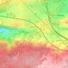 Naninne topographic map, elevation, terrain