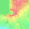 Montefiascone topographic map, elevation, terrain