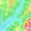 Estoublon topographic map, elevation, terrain