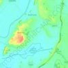 Deerhurst topographic map, elevation, terrain