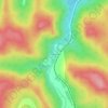 Санаторный topographic map, elevation, terrain