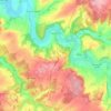 Sainte-Vertu topographic map, elevation, terrain