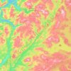 Namsskogan topographic map, elevation, terrain