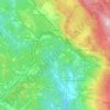 Općina Lupoglav topographic map, elevation, terrain