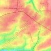 Folligny topographic map, elevation, terrain