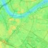 Pirnaische Vorstadt topographic map, elevation, terrain