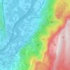 La Rivière topographic map, elevation, terrain