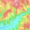 Saint-Martin-le-Redon topographic map, elevation, terrain