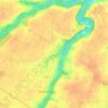 Yèvre-le-Châtel topographic map, elevation, terrain