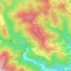 Taillet topographic map, elevation, terrain