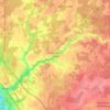 Ouzouer-sur-Trézée topographic map, elevation, terrain