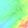 Azilal topographic map, elevation, terrain